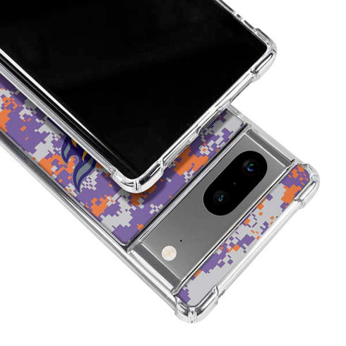 NBA Phoenix Suns Digi Camo Google Pixel 7a Clear Case